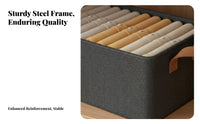 textile Drawer container Foldable Partitioned textile container Stackable for Bedroom, Parents