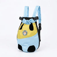 Chest Pet Bag Front Carrier for Small Dogs Cats, Oxford Material Portable Breathable Front Backpack, Solid Pattern Pet Front Facing Pouch Travel