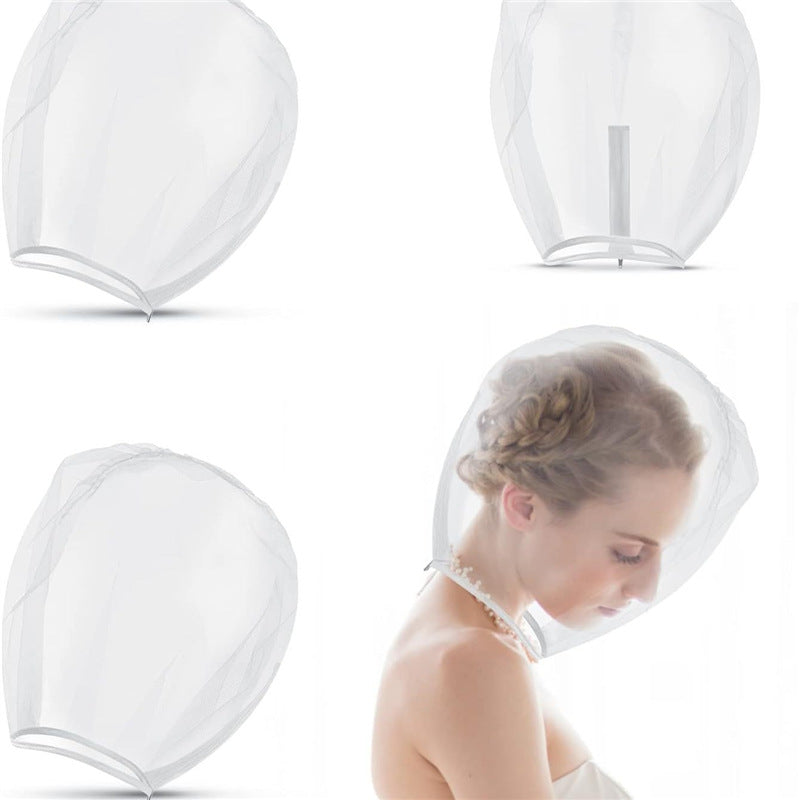 Bride to Be Party Short Veil - European and American Style Wedding Mesh Headpiece
