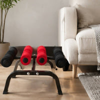 Low-Profile Back Stretcher with Rollers Comfortable Arched Back Stretcher Compact Equipment Portable for Home Exercise