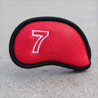 10 Pieces Sporting Iron Protectors Long-Lasting Sporting Iron Headcover Set Secure Fit Lightweight
