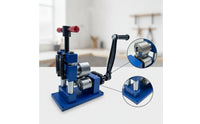 Benchtop Band and Bracelet Bending Machine Compact Hand Crank Bracelet Bender Metal Jewelry Bender with Rollers Versatile for Jewelers, Hobbyists, Makers, Workshops, Studios