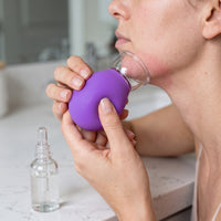 Mini Facial Cupping Set - Vacuum Suction Silicone Cups for Face Lifting & Massage