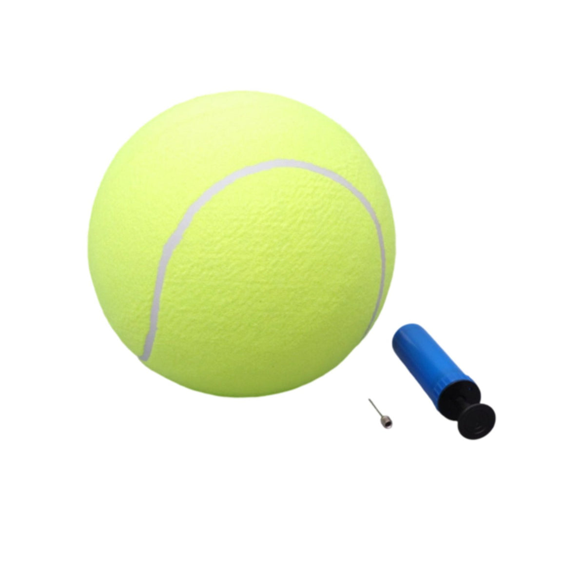 Great Gift Giant Tennis Ball Interactive Play Inflatable Pet Ball Lightweight for Large Type Owners, Families, Fetch Activities, Playtime
