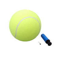 Great Gift Giant Tennis Ball Interactive Play Inflatable Pet Ball Lightweight for Large Type Owners, Families, Fetch Activities, Playtime