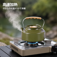 Aluminum Cookware Set, 1100ml, Kettle, Frying Pan, 21.8cm, With Lid, Camping, Cooking Utensils