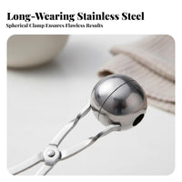Stainless Steel Meatball Maker Multi-Functional Fish Ball Uniform Meatballs Manual Meatball Press for Home Cooks, Parents, Meal Prep, Parties