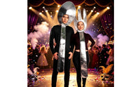 Utensil Costume Shiny Silverware Costume Oversized Apparel for Halloween, Stage Performance