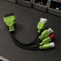Easy to Use 4-in-1 Adapter Cable Long-Lasting Material Diagnostic Connection Adapter Fast Data Transfer Vehicle Part