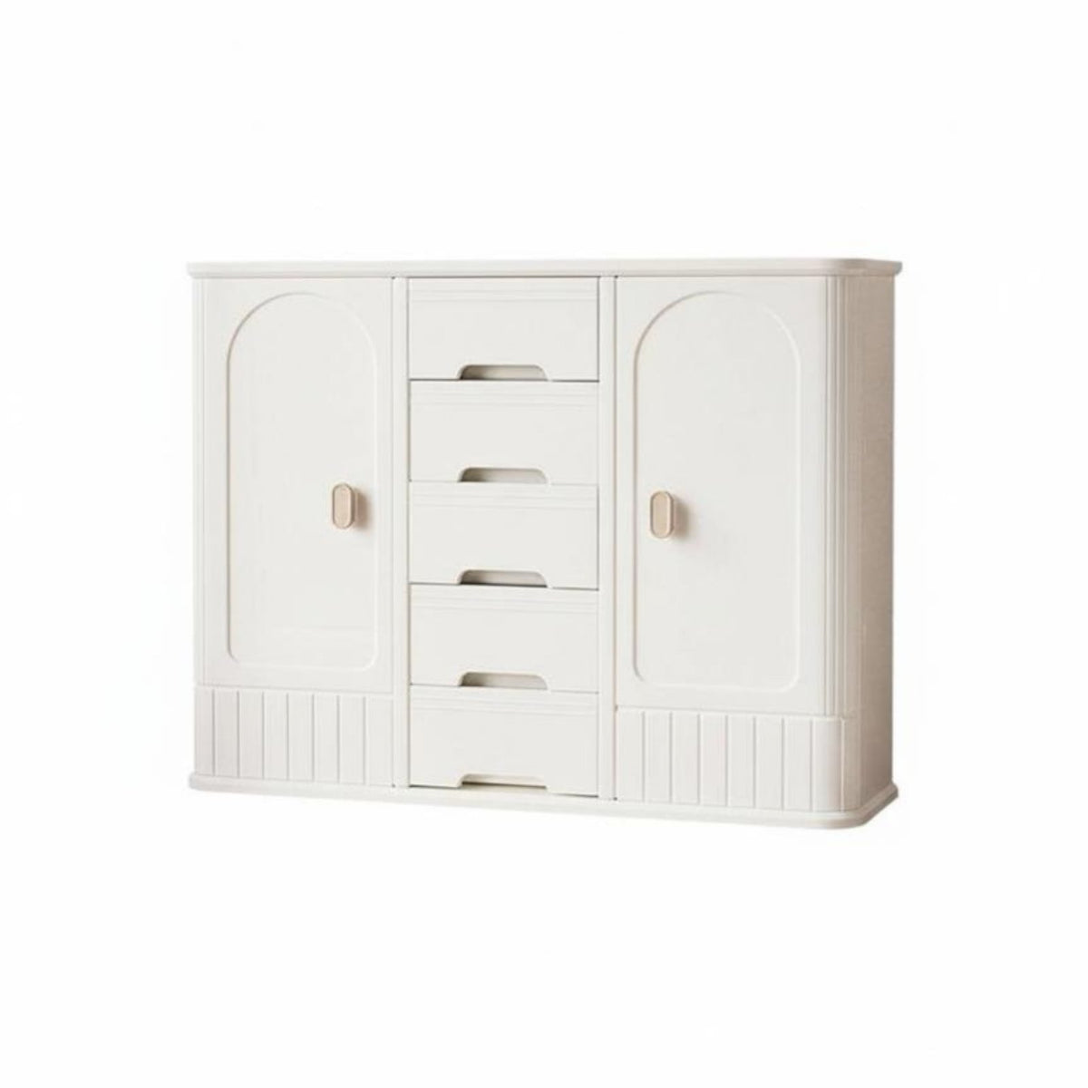 Wheeled Multi-compartment Storage multi-functional unit Large Capacity children's Cacompartmentet Rounded Edges