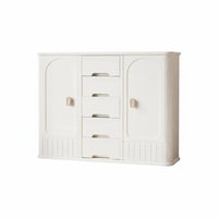 Wheeled Multi-compartment Storage multi-functional unit Large Capacity children's Cacompartmentet Rounded Edges