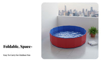 Foldable Dog Pool Versatile Foldable Pet Bathtub Multipurpose Portable Pet Bathtub for Dogs, Pets, Outdoor, Indoor, Backyard