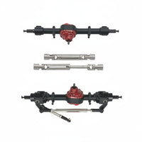 1/12 Scale RC Truck Axle Set Wear-Resistant Front Rear Axle Set Easy to Install CVD Drive Shaft for Outdoor Adventure