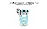Adjustable Clamp Cycle Cup Holder Easy Installation Bike Cup Holder Non-Slip Grip for Commuters, Seniors, Commuting, Leisure Rides
