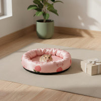 Hamster Cooling Bed Cute Fruit Patterns Round Guinea Pig Nest for Summer