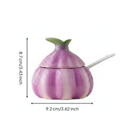Onion Seasoning Cellar Multi-Purpose Ceramic Seasoning Jar Decorative