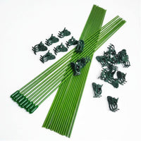 Includes Fastening fasteners arcd flowering plant Stake Provides Stability stalk assist Kit Sturdy Plant reachory Reusable for Gardeners, Homeowners, Indoor, Indoors, Potted Plants, Balcony