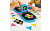 Two-Player Geometric Puzzle Game Competitive Reasoning Game with Pattern Cards Problem-Solving Brain Teaser Hands-on for Children, Families, Students, Classroom