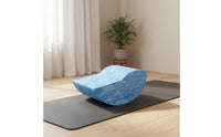 Puffy-Shaped Balance Rocker Marbled Mind-Body Practice Block with Curved Bottom Portable Exercise Wedge Stable for Yogis