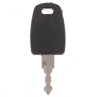 Flat Blade Plastic-Head Key Oval Slot Notched Key Ready to Cut Lock Accessory