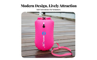 Inflatable Aquatic Buoy with Dry Bag Sturdy Construction Inflatable Dry Bag Buoy Outdoor Water Safety Buoyancy Aid Lightweight