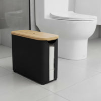 Toilet Paper Storage Basket Cloth Lavatory Organizer Standing