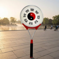 Silicone Face Taiji Rouli Ball Racket Aluminum-Alloy Frame Yin and Yang Racket Set Anti-Slip Handle