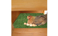 Easy to Clean Chicken Coop Grass Mat Long-Lasting Artificial Grass Coop Liner Quick-Drying Washable Nesting Box Liner Cushioned for Outdoor