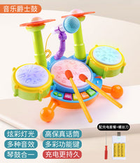 架子鼓儿童初学者宝宝敲打鼓幼儿乐器1一2岁早教益智玩具男孩女孩