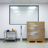 Long Handle Stretch Wrap Dispenser Easy to Use Manual Stretch Wrap Dispenser Labor-Saving Telescopic Film for Logistics Personnel