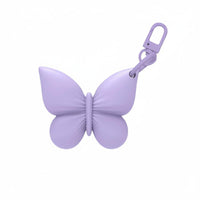 Portable Butterfly Lipstick Holder Keychain Lightweight Lip Salve Holder Keychain Secure Grip Butterfly Lip Salve Sleeve Long-Lasting for Travel