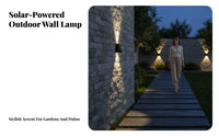 Weather Resistant Solar Wall Light Easy to Install Waterproof Garden Light DIY Installation for Homeowners, Gardeners, Corridor, Patio, Yard
