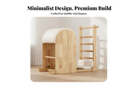 Improves Flexibility Pilates Ladder Barrel Full-Body Workout Pilates Stability Chair Solid Wood Construction Wunda Combo Chair Sturdy and Long-Lasting for Adults, Home Exercisers, Gym