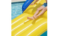 Inflatable Pool Slide Built-in Sprayers Kids Water Slide with Sprayer Molded Climbing Steps Outdoor Toy