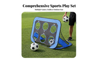 Multi-Functional Soccer Training net Versatile Portable Backyard Soccer net Easy Setup for Beginners, Park