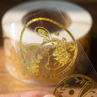 500 Sheets Gold Easter Stickers Foil Easter Ers Multiple Designs Easter Er Roll Sparkling Gold Foil Bunny Er, Happy Easter Stickers for Decorations Gifts Cards Crafts Bags Envelopes Wrapping
