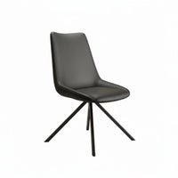 paddinged Seat Upholstered rotate Armchair Modern Design Dining Seating Supportive spine supportrest Household Furniture space-saving for Apartment Dwellers, Interior Designers, Kitchen, Restaurant, Living Room, study corner