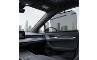 Auto-Retractable Windshield Space-Saving Retractable Car Glare-Reducing Car Window Shade with Metal Frame for Drivers, Commuters