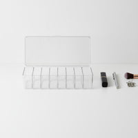 Clear Acrylic Storage Box Versatile Clear Acrylic Box Space-Saving Transparent Organizer Bin for Crafters, Desktop, Kitchen, Washroom