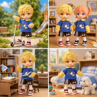 OB11 Doll Clothes Cute Hoodie Set for GSC Nendoroid P9 YMY 1/12 BJD Dolls