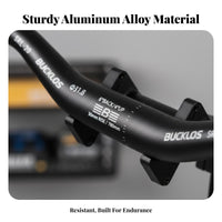 Lightweight Mountain Bike Riser Bar High Strength Mountain Bike Riser Handlebar Long-Lasting for Trail Riding