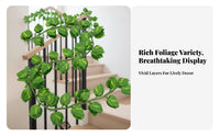 Artificial greenery strand Low Maintenance Fake greenery string Flexible for Business Owners
