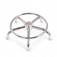 Swivel Stool Base Chrome-Plated Bar Stool Base Mount Plate Polished Hardware Replacement