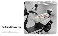 Seat Cover Warm and Comfortable Winter Saddle Cover Universal Fit Fuzzy Material Moped Seat Cushion for Students, City Travel, Outdoor