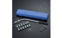 Engine Timing Belt Tensioner Wrench Multi-Adapter Timing Belt Tensioner Wrench Curved Pulley Spanner for Home Mechanics
