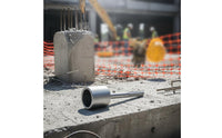 Fast Material Removal SDS-Max Bit Heavy Duty 2 Inch Hole Bit Steel Single Piece Piece Design Carbide Tipped for Concrete Work, Construction