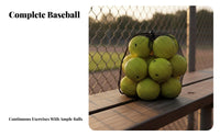 Adjustable Speed and Angle Automatic Baseball Pitching Machine Portable Solo Baseball Practice Tool Steady Pitches Batting Practice Tool Stable Base for Young Players, Beginners, Backyard