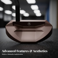 Golf Putter Unisex Large Head Putter High Stability Athletic Gear for Women, Golfers, Putting Green