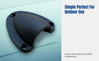 Nautical Plastic Vent Cover for Boat or Yacht, Durable Water Outlet Cap, Monochrome