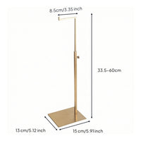 Handbag Display Stand Adjustable Bag Display Stand Floor-Standing Purse Holder for Collectors, Retail Stores
